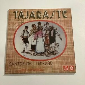 Tajaraste Cantos Del Terruno LP CCPC-D-014 Vinyl VG+ Import Spain Insert Lyrics